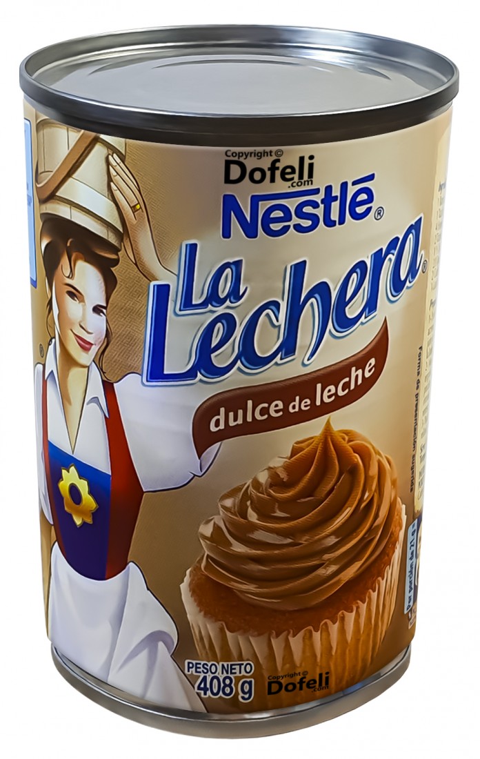 Sweet milk caramel spread by Nestlé, made in Dominican Republic.